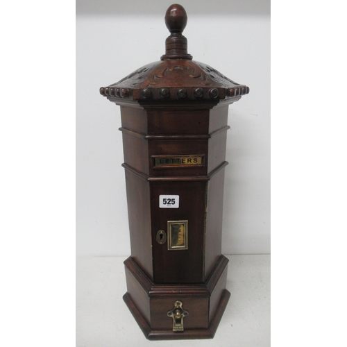 525 - A country house style post box - Height 56cm - in good condition