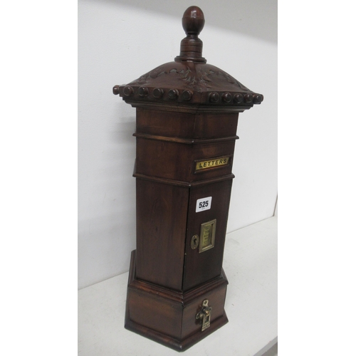 525 - A country house style post box - Height 56cm - in good condition