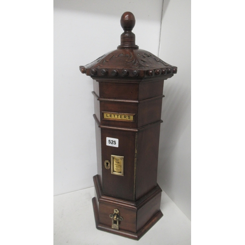 525 - A country house style post box - Height 56cm - in good condition