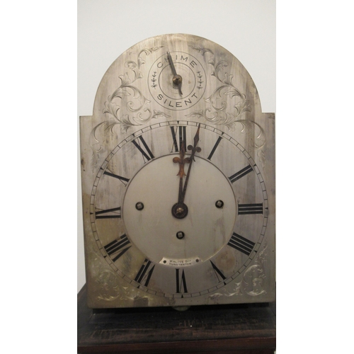 561 - A good quality 20th century Grandmother clock with a three train movement pendulum and three weights... 