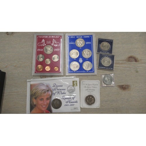 327A - An album of Royal Mail millennium coin covers (11) together with a quantity of Royal Mail FDCs and c... 