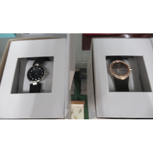 320 - Six quartz ladies watches in boxes - Three Skagen, Radley, Krug-Baumen, Lola Rose