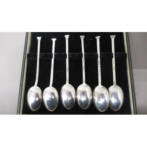 323A - Six silver tea spoons - Cooper Bros & Sons, Sheffield