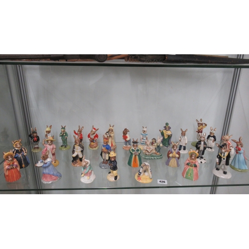 426 - 29 Royal Doulton Bunnykins figures