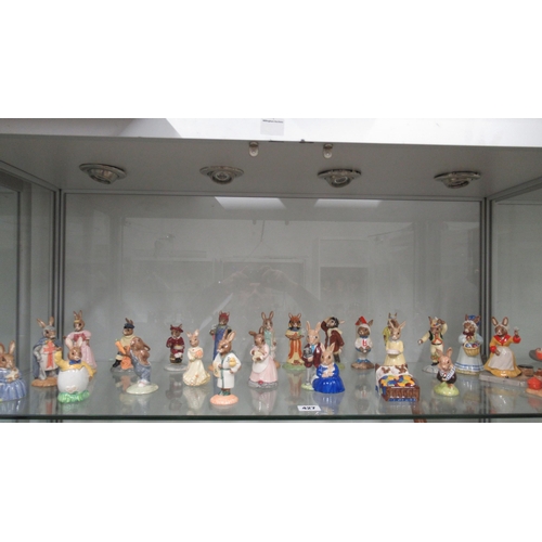 427 - 24 Royal Doulton Bunnykins figures