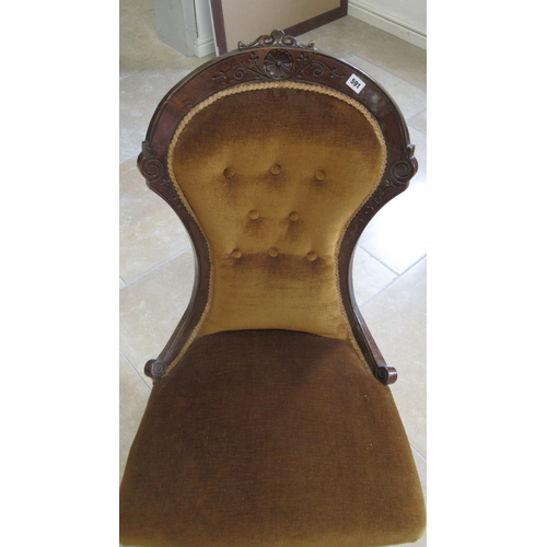 591 - A 19th century nursing chair