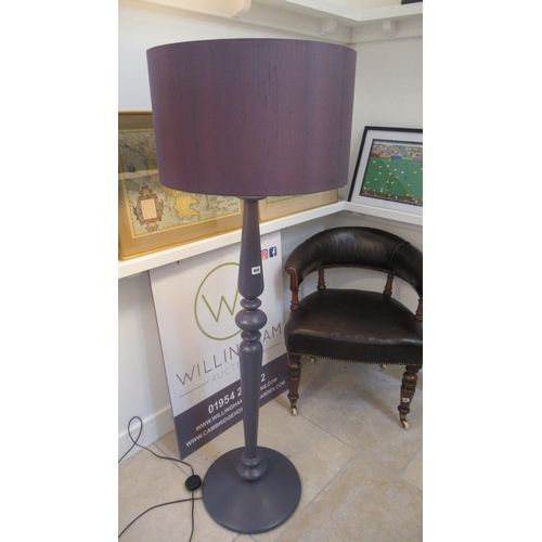 616 - A Habitat floor lamp and shade in working order - Height 155cm