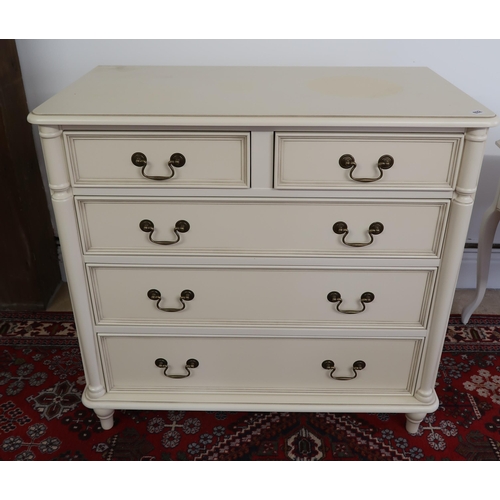 632 - A Laura Ashley chest of drawers - Width 90cm