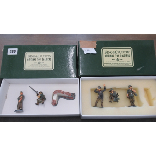 555 - King and Country Lead Figures - assorted lead figures, please see images