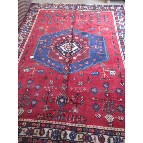 582 - A hand knotted woollen Afshar rug - 2.23m x 1.70m