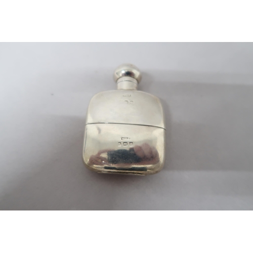 369 - A silver hallmarked hip flask