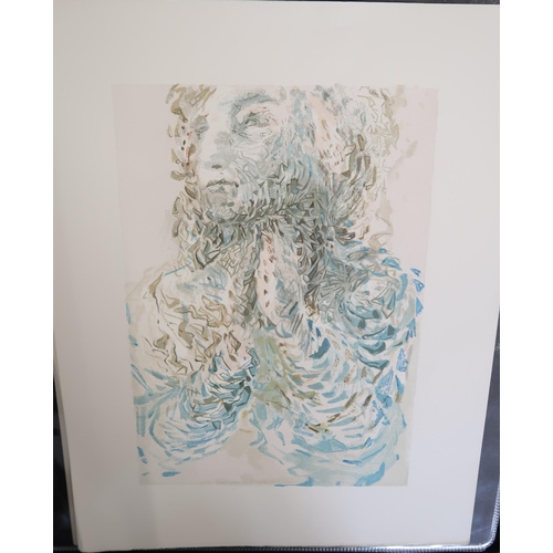 460 - Salvador Dali - Print, unframed - Cacciaguida Sees Dante's Exile in God - 17cm x 24cm - unsigned