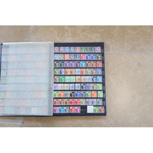 494 - Five stamp albums including Jersey circa 1990's, Guernsey and Alderney, Great Britain circa 1990s, W... 