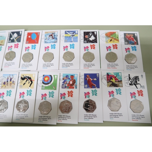 513 - A London 2012 Olympic and Paralympic Sports cover collection