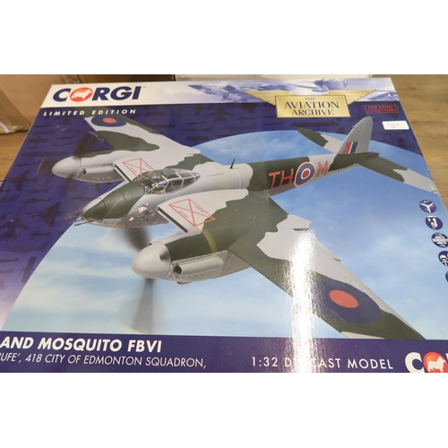 518A - Corgi Collectors Limited edition De Havilland Mosquito FBV1 1:32 Die cast model, Boxed.