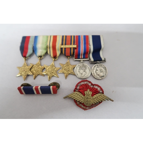 523 - Miniature medals WWII including 1935-45 Star, Atlantic Star, Africa Star, Burma Star, Burma Star wit... 