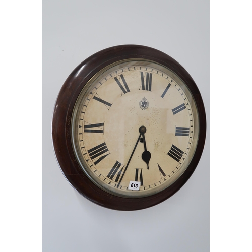 613 - A RAF wall clock with a 14