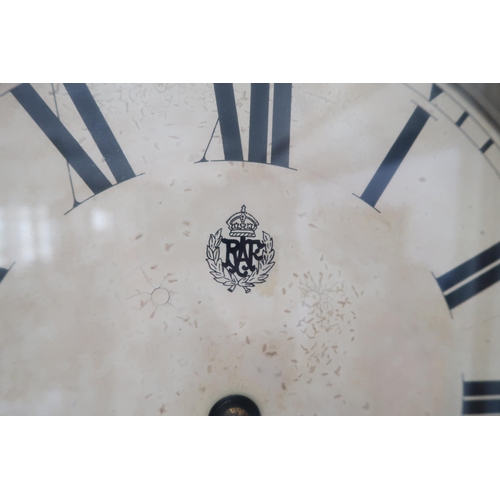 613 - A RAF wall clock with a 14