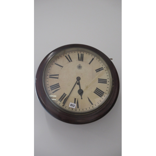 613 - A RAF wall clock with a 14