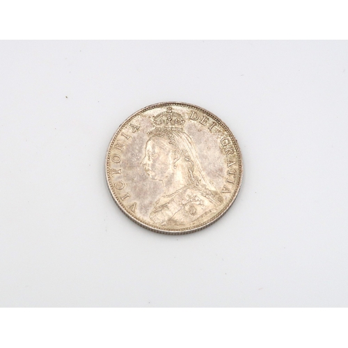 439 - An 1890 Crown and other British coinage