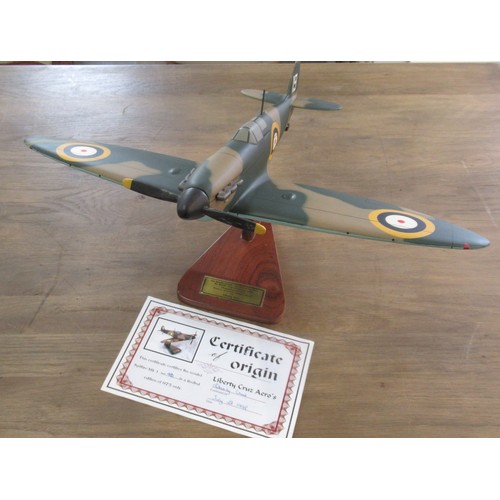 519A - Corgi Collectors Limited edition Spitfire Mark I 1:22 Die cast model.