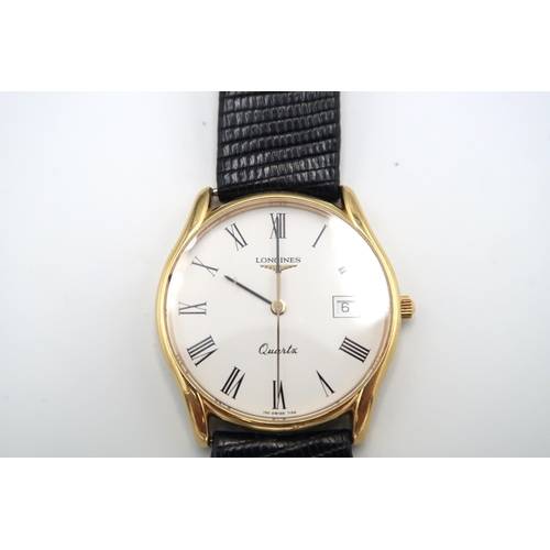 271 - A gold plated Longines ' Les Grandes Classiques' wristwatch