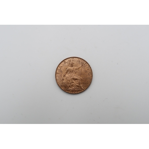 423 - An 1858 Victorian Penny along with a 1923 Farthing