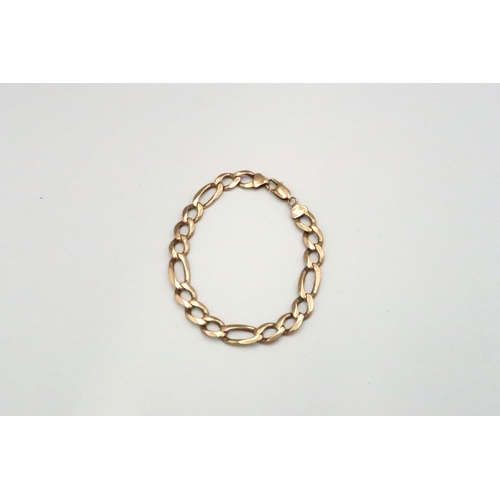 45 - A 9ct yellow gold bracelet - weight approx 23 grams