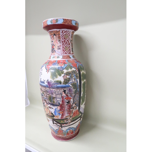 461 - A large early 20th century Oriental vase, 60cm tall