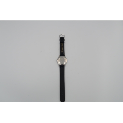 286 - A Tresna wristwatch with silvered dial, baton markers