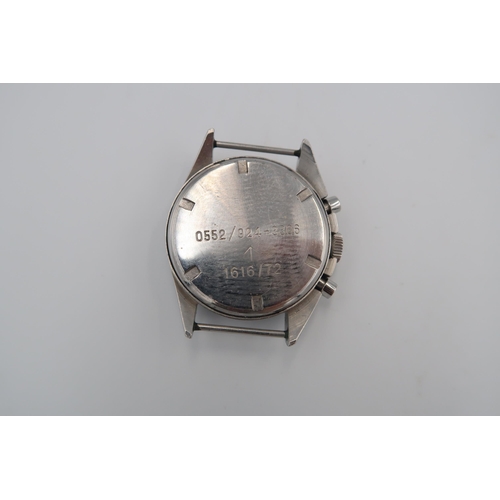 256 - Hamilton - Gents Military issue chronograph wristwatch, British Broad Arrow, numbered 0552/924-3306 ... 