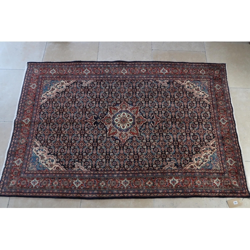 577 - A Bijar hand knotted rug, 2.14m x 1.38m, in good condition