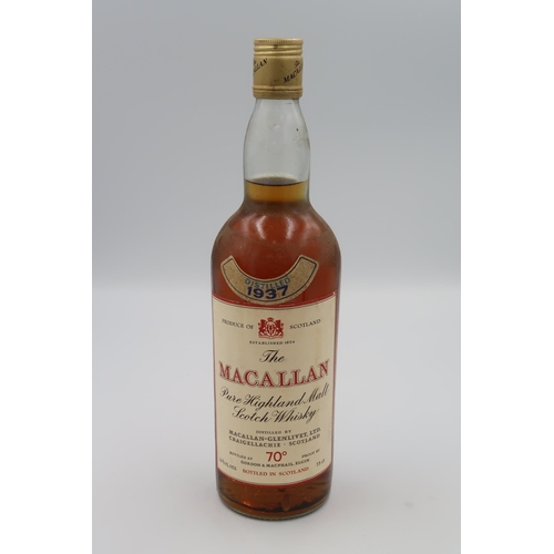 449 - The Macallan Distilled 1937 Pure Highland Malt Scottish Whisky 70% Proof