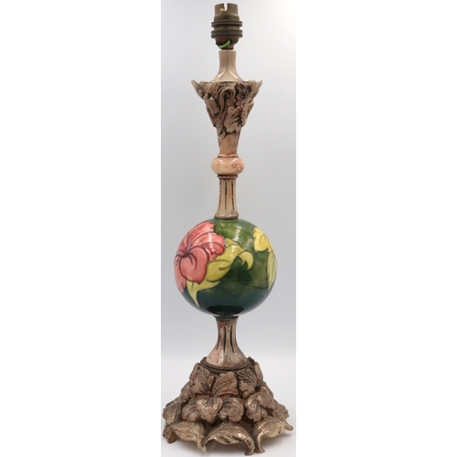 460 - A William Moorcroft table lamp.