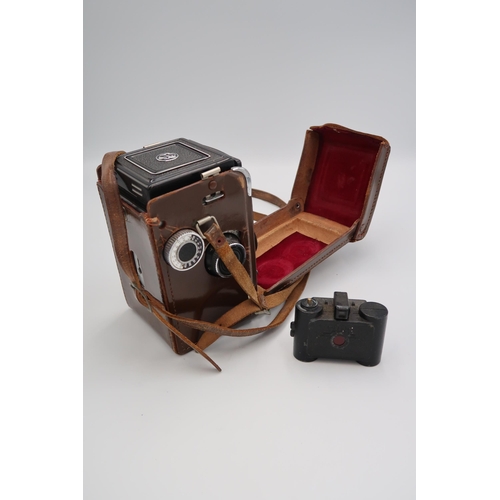 502 - A Spy camera or espionage camera and a Yashica A