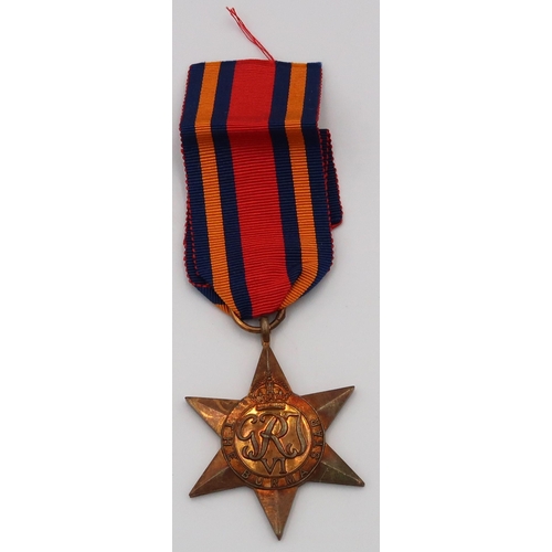 543 - Four WW2 Medals including 1939-45 star, Burma star, 1939-45 War medal, and Defence medal.