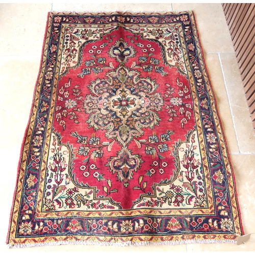 574 - A Hand Knotted Azerbaijan Rug. 1.30m x 0.95