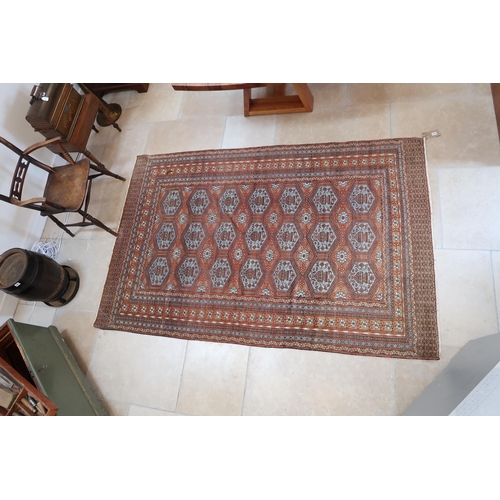 576 - A Hand Knotted Turkman Rug. 2.40m x 1.58