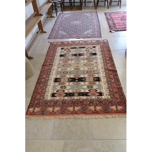 578 - A Hand Knotted Turkman Rug. 2.00m x 1.37