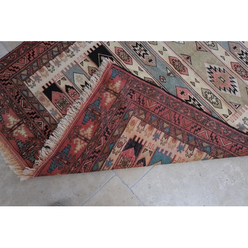 578 - A Hand Knotted Turkman Rug. 2.00m x 1.37