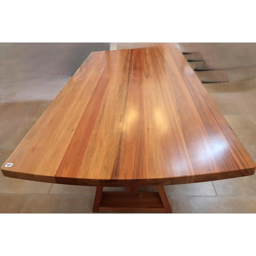 622 - A Bespoke hand made Dining table by Nordic Design Adelaide. 220cm x 110cm x 77cm high.