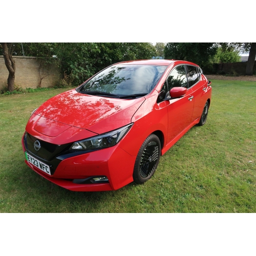 1 - A Nissan Leaf ZE1 full electric car - Milage 1,304 - Registered March 2023 - approx range 164 miles ... 