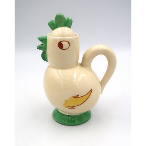 490 - A Clarice Cliff Chick Coco pot from the Bizarre range circa 1930 - no chips, cracks or restoration