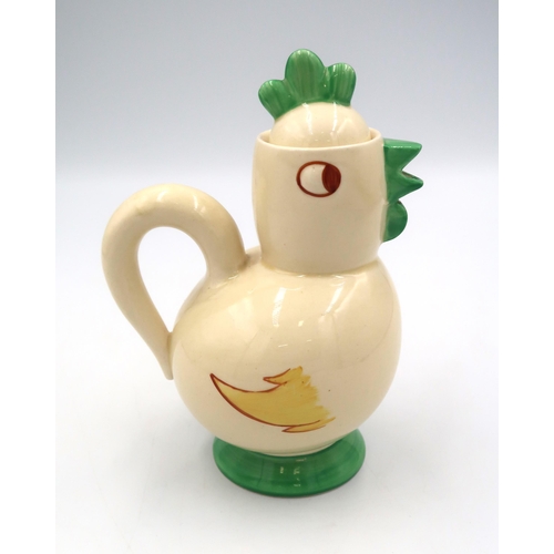 490 - A Clarice Cliff Chick Coco pot from the Bizarre range circa 1930 - no chips, cracks or restoration