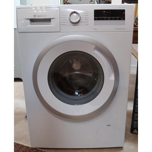 698 - A Bosch series 4 ECO Silence Drive 8Kg load washing machine 60 x 60 x 84cm high