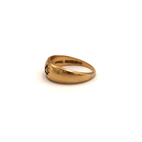 115 - An 18ct gold solitaire ring, approx 4.1 grams, size N/O