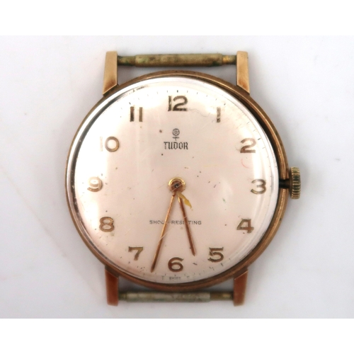 286 - A Tudor by Rolex Gents wristwatch in 9ct Yellow gold case, guarantee dated 1966 - weight approx 9.1g... 