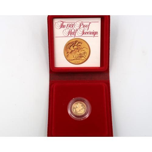 390 - A 1980 Half gold Sovereign