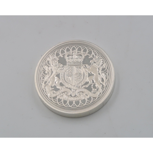 416 - A Gibraltar £100 Silver coin