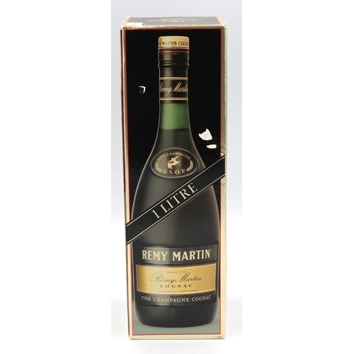 431 - A boxed bottle of Remy Martin fine champagne cognac